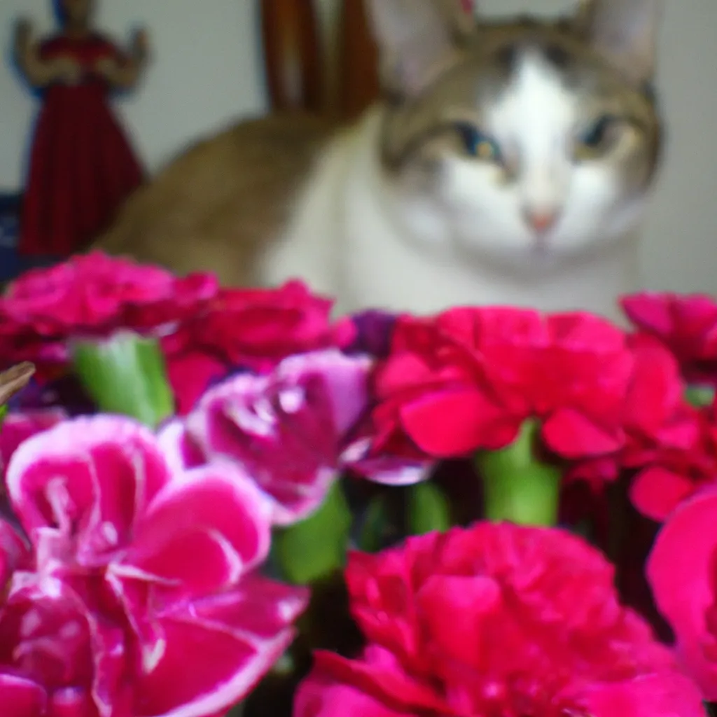 Czy goździki są trujące dla kotów?