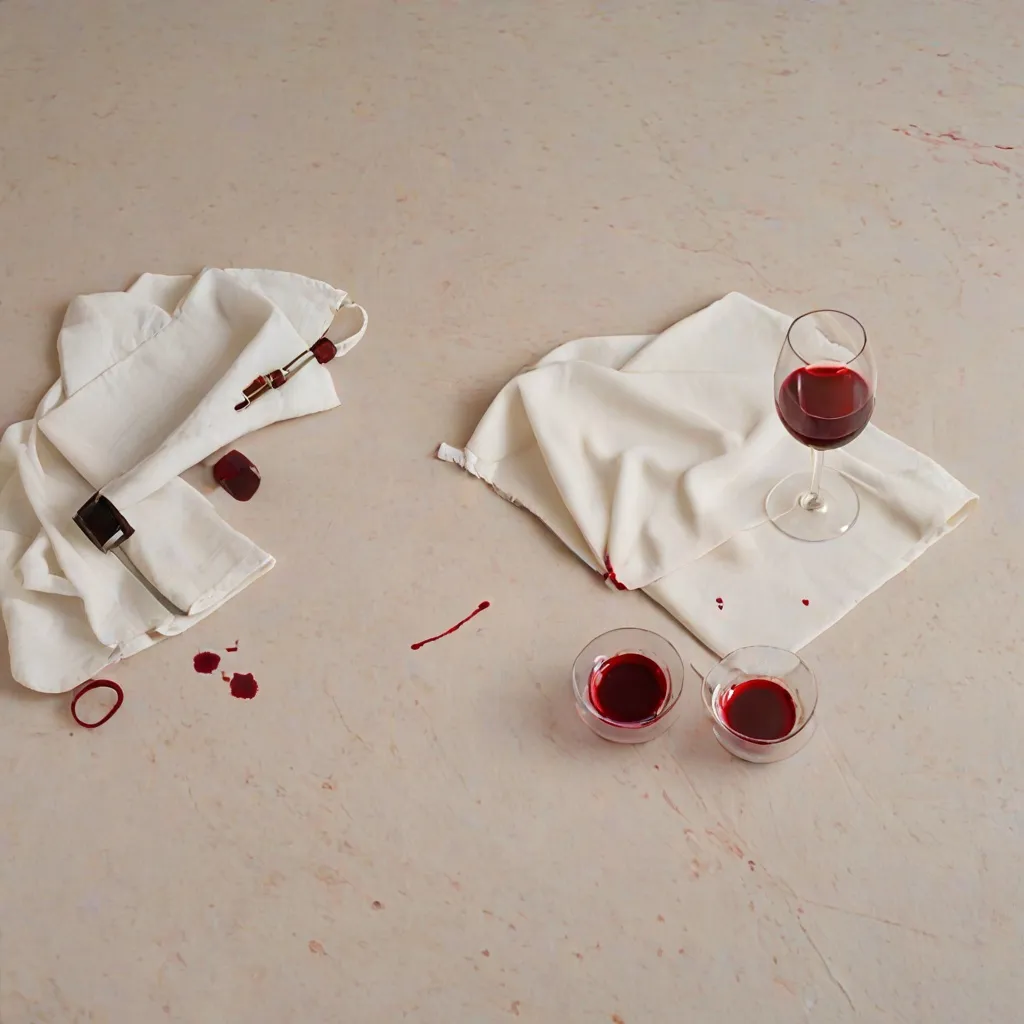 Jak usunąć plamy z czerwonego wina?